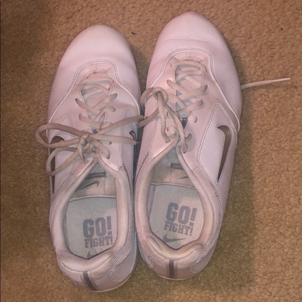 White Nike Cheer Shoes